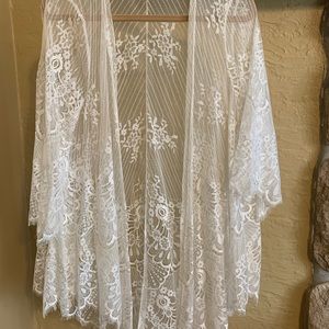 White Lace Kimono